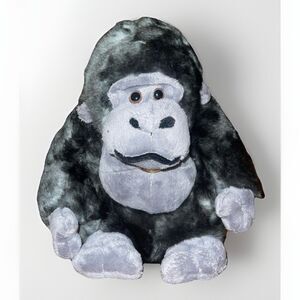 Collectors Choice Silverback Gorilla with  Plush Stuffed Animal 10”